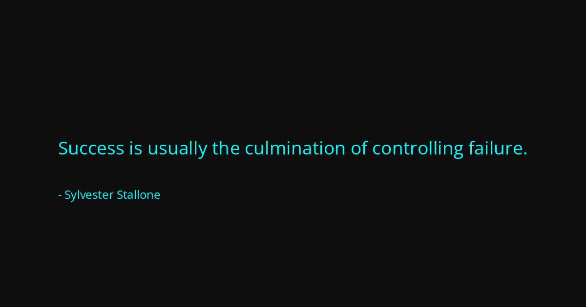 Quote by Sylvester Stallone