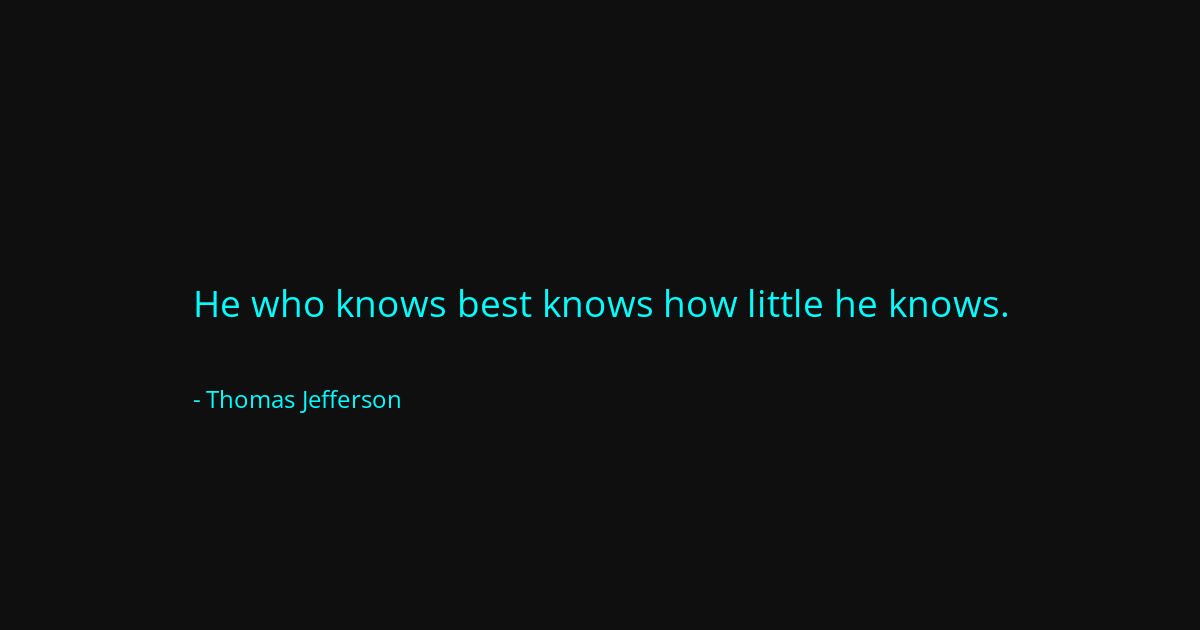 Quote by Thomas Jefferson