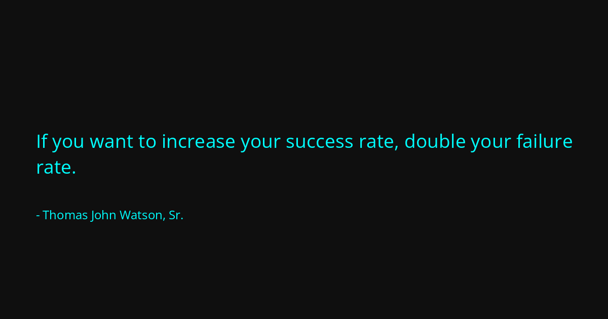 Quote by Thomas John Watson, Sr.