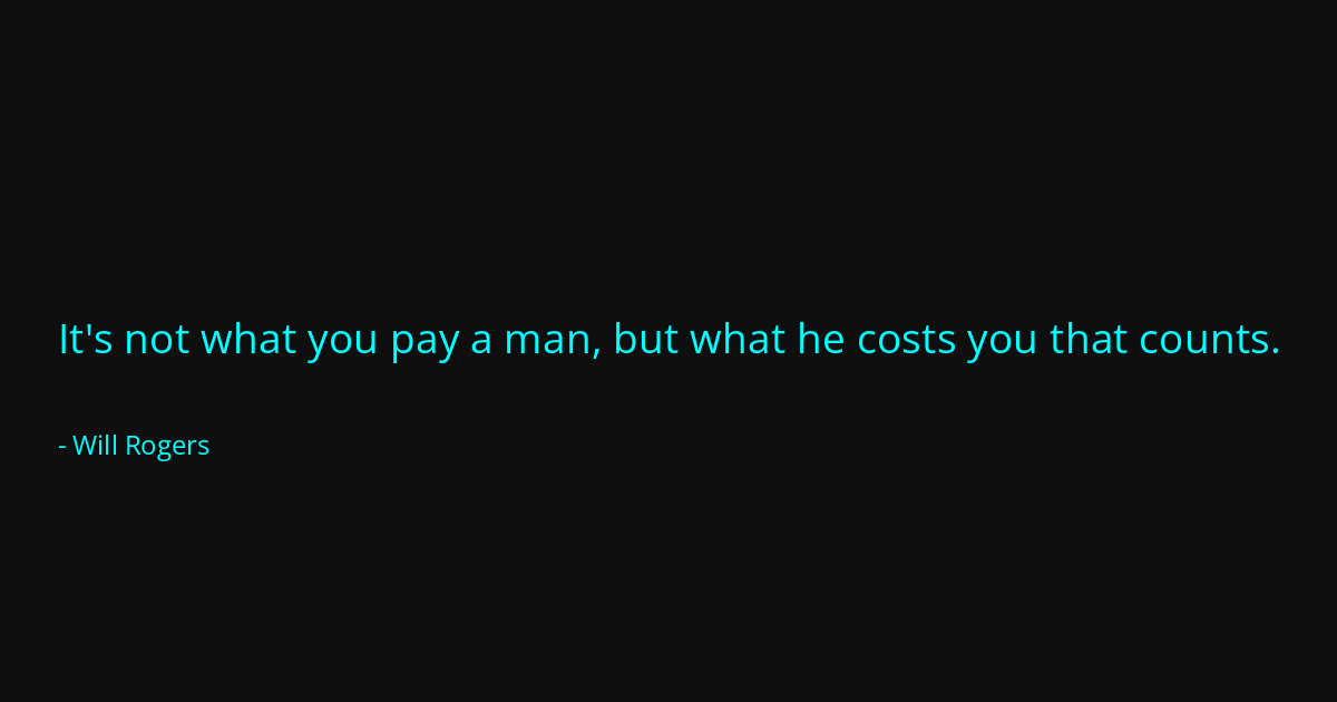 Quote by Will Rogers