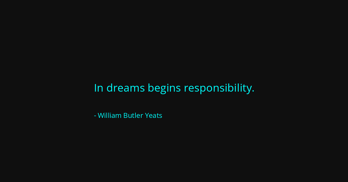 Quote by William Butler Yeats
