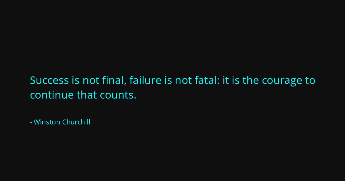 Quote by Winston Churchill