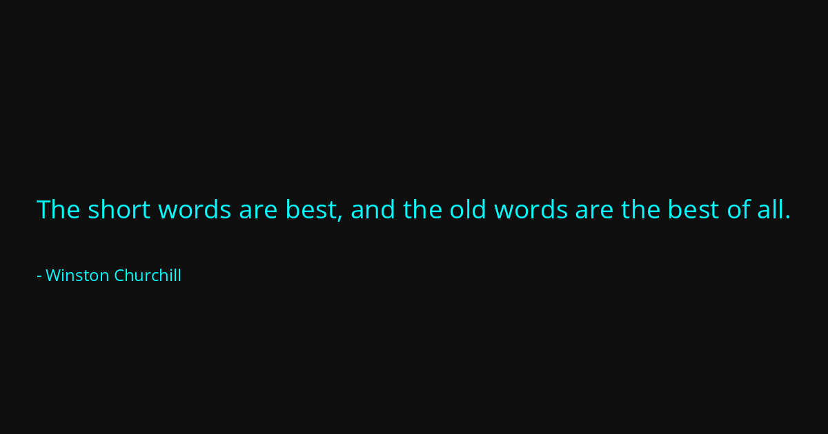 Quote by Winston Churchill